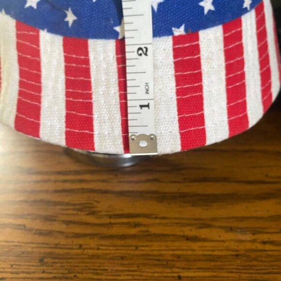 Red White Blue, American Flag Bucket Hat with USA Stars and Stripes motif - Picture 8 of 9